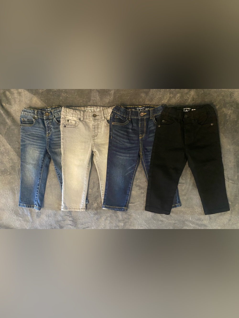 The Children's Place Kids Denim Bundle - Light Gray, Mid Blue, Dark Blue & Black
